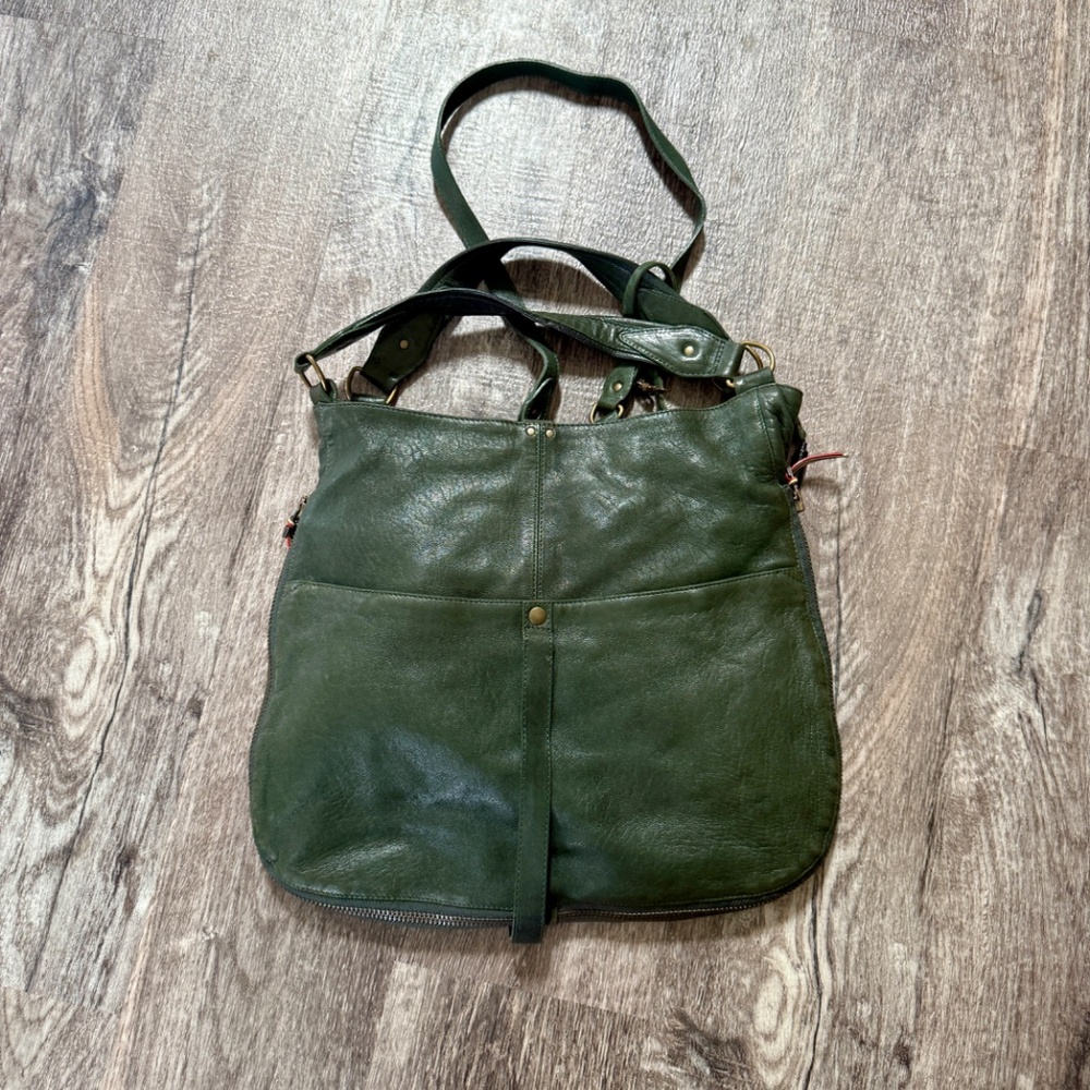 $925 JEROME DREYFUSS Etienne Handbag in Sapin - Picture 6 of 6